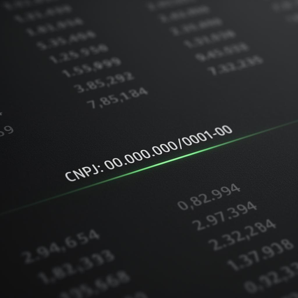 Em demonstração financeira, o único número 100% confiável é o CNPJ